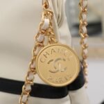 Chanel 22 Small Handbag Black And White 28cm AS3980 B16652 NY081 - Image 4