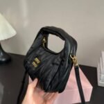 Miumiu Wander Matelassé Black 21cm 5BC125 N88 F0002 V OOY - Image 4