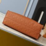 Louis Vuitton Onthego Bag Monogram Empreinte Cognac Brown 35cm M12775 - Image 4