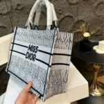 Dior Miss Dior Book Tote Pale Blue and Black 35cm M1296ZEZE M44W - Image 5