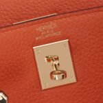 Hermes Kelly 25 Togo Handbag Orange 25cm - Image 4
