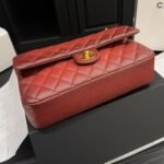 Chanel Classic Handbag Gradient Leather Brown 25cm A01112 B16859 NY562 - Image 4