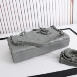 Dior Medium D Joy Bag Diamond Motif Grey 26cm M0540INEA M41G - Image 4