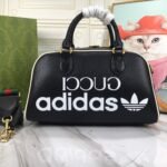 Gucci X Adidas Mini Duffle Bag Black 31.5cm 702397 U3ZCT 8726 - Image 2