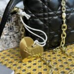 Dior Mini Lady Milly Handbag Black 19cm S0981ONMJ M900 - Image 5