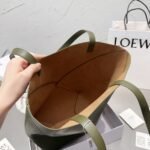 Loewe Medium Puzzle Fold Tote Dark Khaki Green 31cm A657G50X01 3969 - Image 5