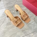 Valentino Vlogo Signature Patent Leather Slide Sandal Rose Cannelle 60Mm 6W2S0Ha6Tmk Gf9 - Image 2