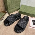 Gucci Women’s Platform Slide Sandal Black - Image 3