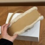 Celine Medium Ava Triomphe Bag In Natural 24cm 114493FYC 02VG - Image 3