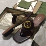 Gucci Women’s’ Blondie Thong Sandals in Brown - Image 3