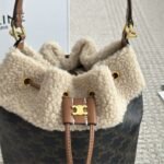 Celine Clara Bag In Triomphe Natural 20cm 116882GH3 03TV - Image 5