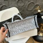 Dior Miss Dior Book Tote Pale Blue and Black 35cm M1296ZEZE M44W - Image 6