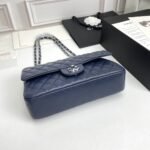 Chanel Classic Double Flap Bag Dark Blue 25cm - Image 5