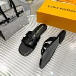 Louis Vuitton LV Isola Flat Mule Black 1ABP0E - Image 3