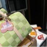 Louis Vuitton Keepall Bandoulière Damier Canvas Green 35cm N40671 - Image 3