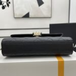 Chanel Kelly Shoulder Bag Black 18cm - Image 3