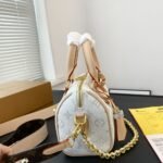 Louis Vuitton Speedy Bandoulière Monogram White 19cm - Image 5