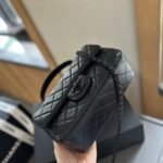 Chanel Mini Top Handle Flap Bag So Black 20cm - Image 5