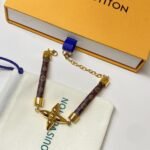 Louis Vuitton Louisette Bracelet Monogram Brown M8665Z - Image 5