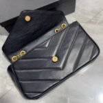 Saint Laurent Loulou Medium In Matelassé Black 29Cm 801439Aaeax1000 - Image 3