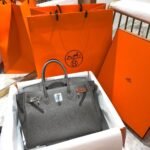Hermes Birkin 25 Togo Gris Meyer 25cm - Image 2
