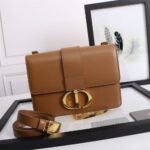 Dior 30 Montaigne Bag Box Calfskin Brown 24cm - Image 3