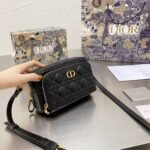 Dior Caro Double Pouch Black 19cm - Image 6