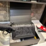 Chanel Medium Cordoba Boy Bag Black 25cm - Image 6