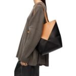 Loewe Puzzle Fold Tote Warm Desert And Black 31cm A779G50X18 2727 - Image 6
