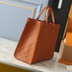 Louis Vuitton Onthego Bag Monogram Empreinte Cognac Brown 35cm M12775 - Image 6