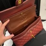 Chanel Classic Handbag Gradient Leather Brown 25cm A01112 B16859 NY562 - Image 6