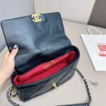 Chanel 19 Bag Lambskin Midnight Blue 28cm - Image 6