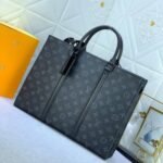 Louis Vuitton Sac Plat Horizontal Zippé Eclipse Black 31Cm M45265 - Image 6