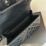 Chanel Mini Top Handle Flap Bag So Black 20cm - Image 6