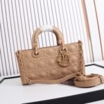 Dior Medium D Joy Bag Diamond Motif Rose Des Vents 26cm M0540INEA M49P - Image 6