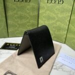 Gucci Initial G Black Short Wallet Black11cm - Image 4