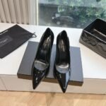 Saint Laurent Opyum Pumps In All Black 4720110Npvv1000 - Image 5
