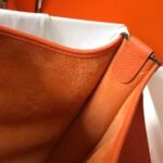 Hermes Clemence Evelyne Pm Orange Feu 29cm - Image 4