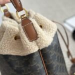 Celine Clara Bag In Triomphe Natural 20cm 116882GH3 03TV - Image 4