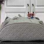Louis Vuitton Christopher Backpack Khaki Grey 48cm M23146 - Image 4