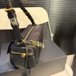 Prada Re Nylon Pouch Black 28Cm 1Bc233 2C8Q F0002 - Image 4