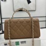 Chanel Kelly Shoulder Bag Beige 18cm AP3238 - Image 4
