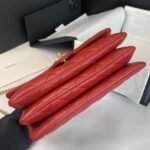 Chanel Small Pillow Crush Flap Bag Red 25cm - Image 5