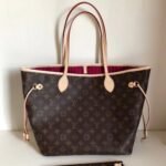 Louis Vuitton Neverfull MM Bag Pivoine Pink 31cm M41178 - Image 5