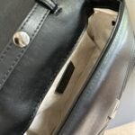 Gucci Gg Marmont Mini Top Handle Bag Black And Black 22Cm 702563 Dtdfv 1000 - Image 5