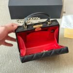 Chanel Small Box Bag Black 20Cm As5167 B18186 94305 - Image 3