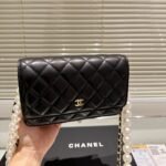 Chanel WOC Timeless Lambskin Black 20cm - Image 8