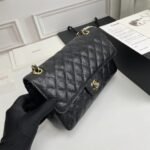 Chanel Classic Double Flap Bag Black 25cm A58600 Y01864 C3906 - Image 9