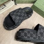 Gucci Women’s Platform Slide Sandal Black - Image 6