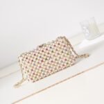 Chanel Evening Bag Glass Pearls In Transparent And Multicolor 17cm - Image 6
